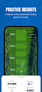 GOLFZON Global App shot-dispersion tracking